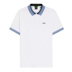 Boss Mens PL_Member Piqué Polo Shirt / White